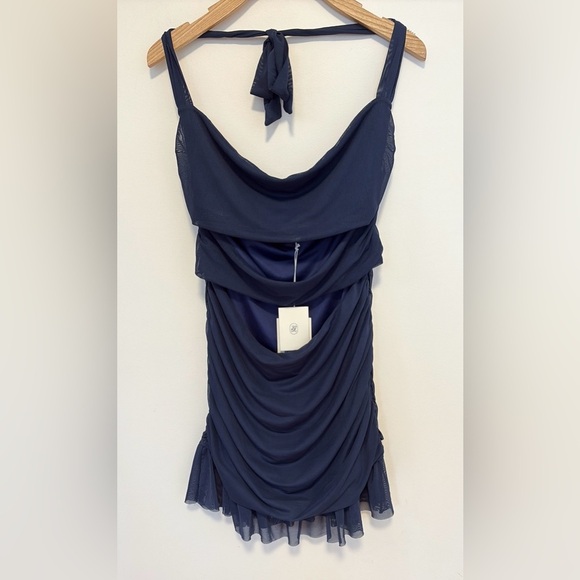 Peppermayo Exclusive - Devyn Mini Dress NWT - Navy , sz : 14 - Picture 10 of 13